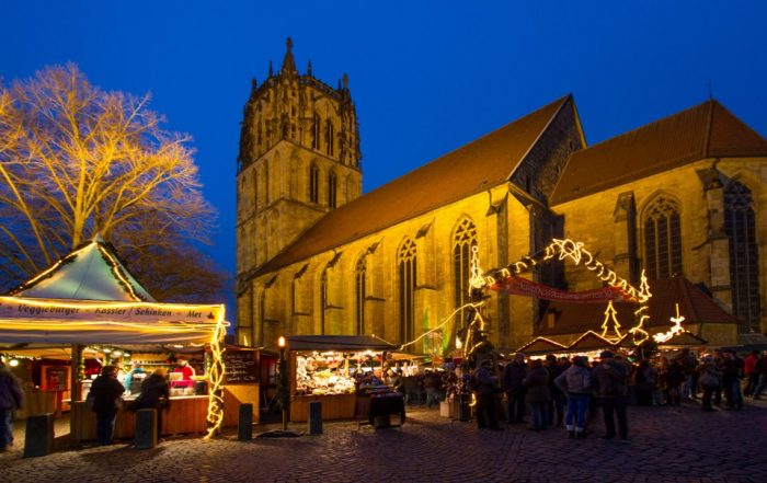 Giebelhueskesmarkt auf dem Weihnachtsmarkt Münster