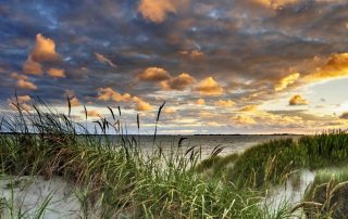 Abendstimmung an der Nordsee - Nordsee-Domizile