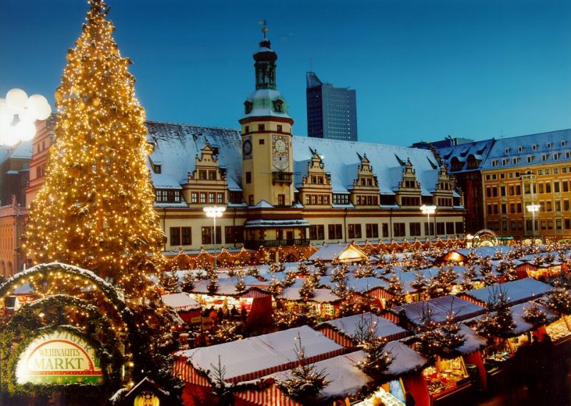 Der Leipziger Weihnachtsmarkt lockt mit vielen Attraktionen