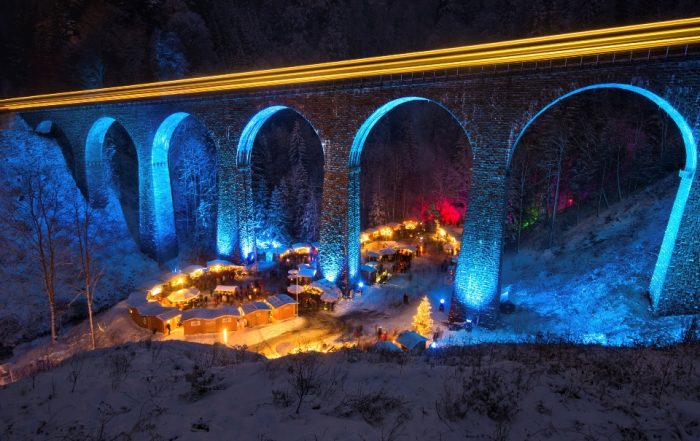 Hochschwarzwald-Weihnachtsmarkt in der Ravennaschlucht