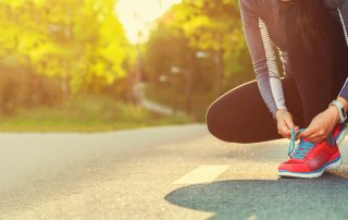 Frau beim Joggen - Sport und Spaß