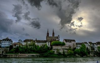 Basel bei Gewitter