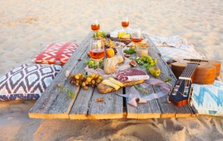 Picknick am Strand