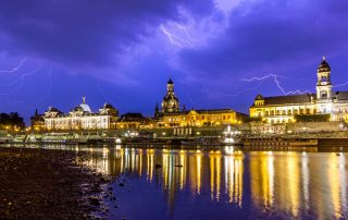 Gewitter über Dresden