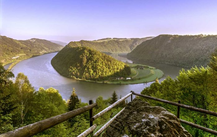 Schlögener Donauschlinge - Donauradweg in Österreich