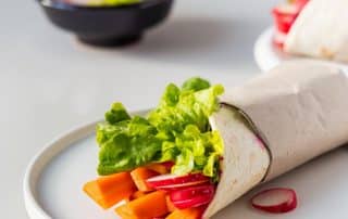 Wrap mit frischem Gemüse