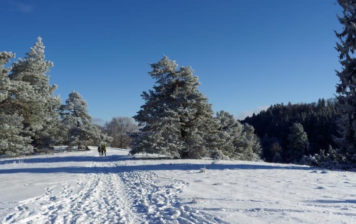 Winterwandern auf dem Schneewalzer, Schwäbische Alb - Winterwanderwege auf der Schwäbischen Alb