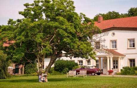 Außenansicht Gutshaus Stolpe Relais & Châteaux