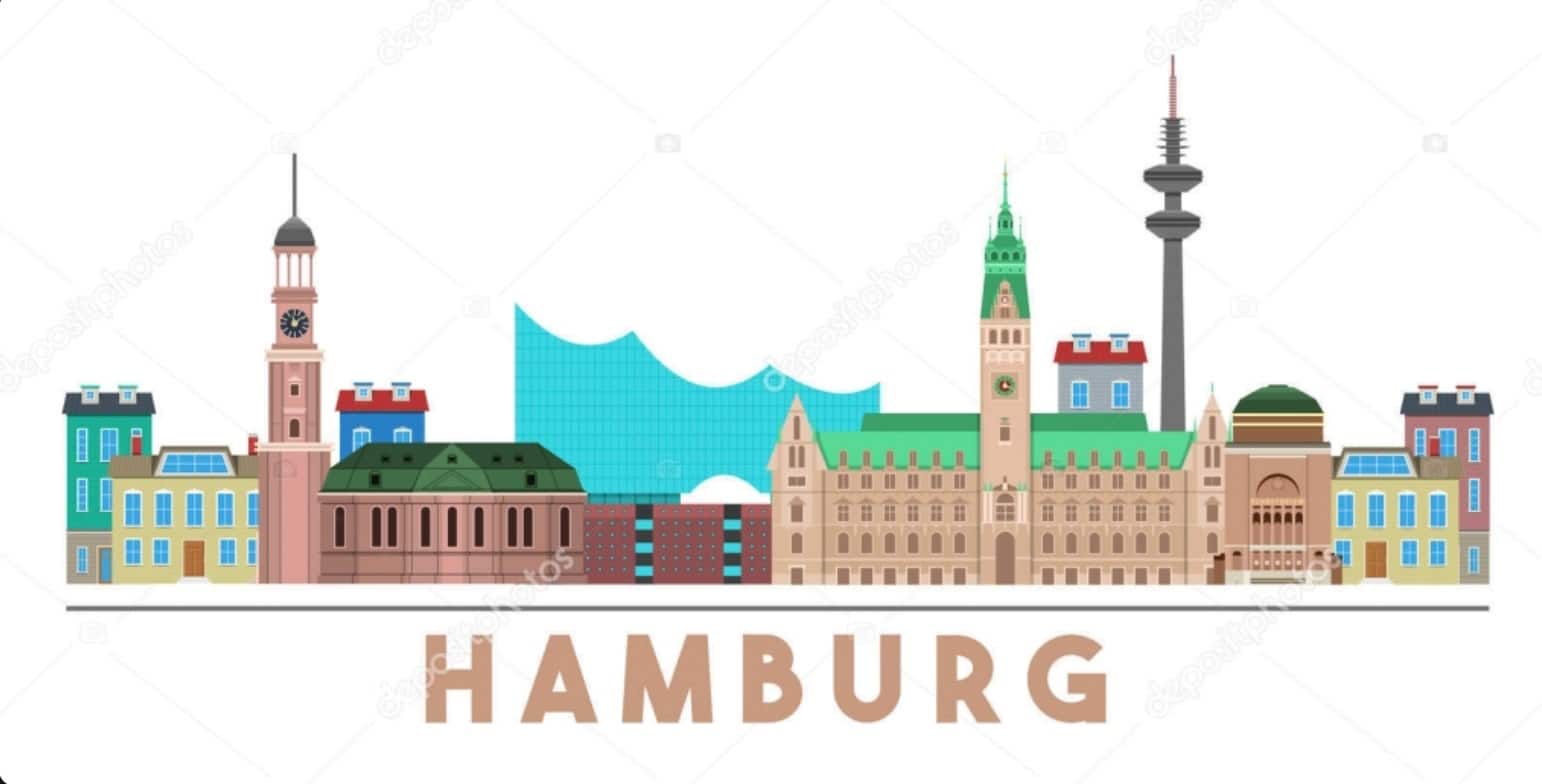 Hamburg silhouette von Depositphotos