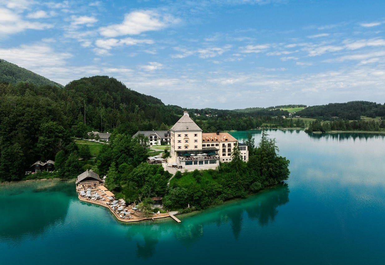 Luftbild Rosewood Hotel Schloss Fuschl