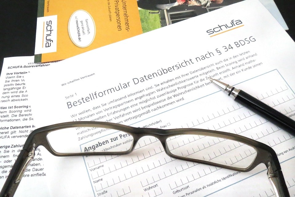 Formulare zur Schufa Auskunft