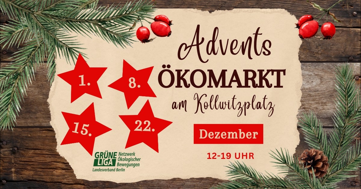 Advents-Ökomarkt am Kollwitzplatz, Berlin