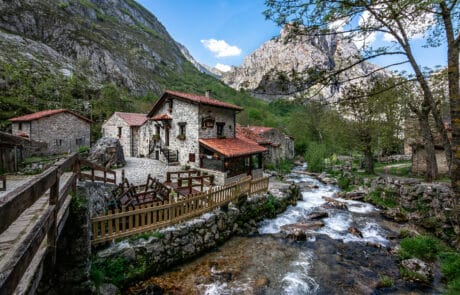 Rio Tejo in Asturien, Spanien