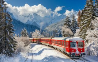 Mit dem Zug durchs winterliche Österreich - Winterziele in Österreich